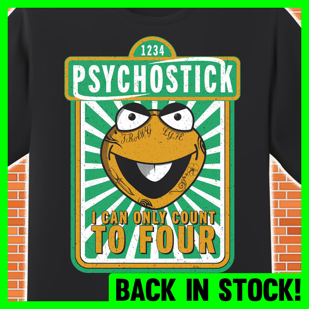  i can only count to four tee psychostick