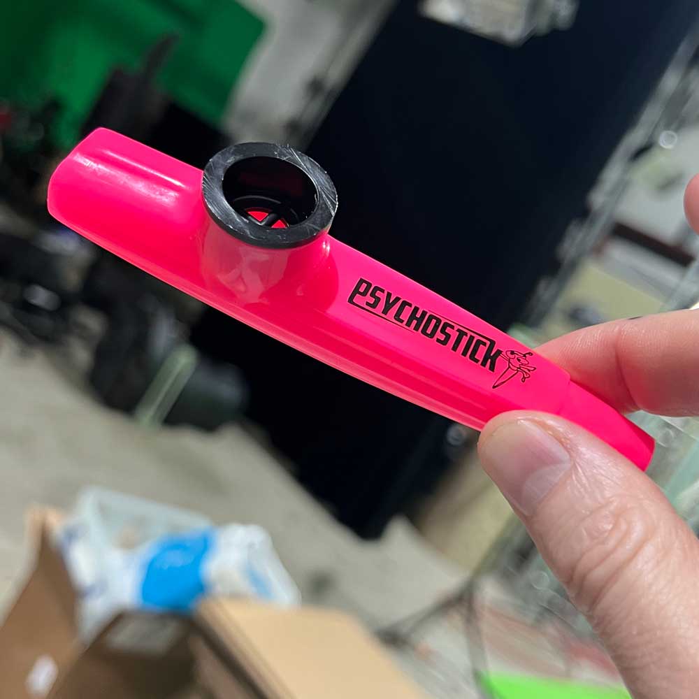 Pink & Black Kazoo