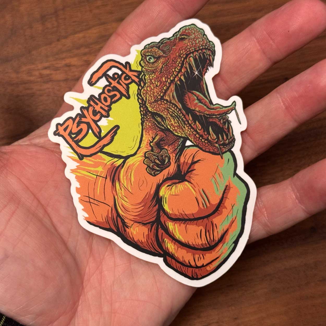 Dino Thumb Sticker