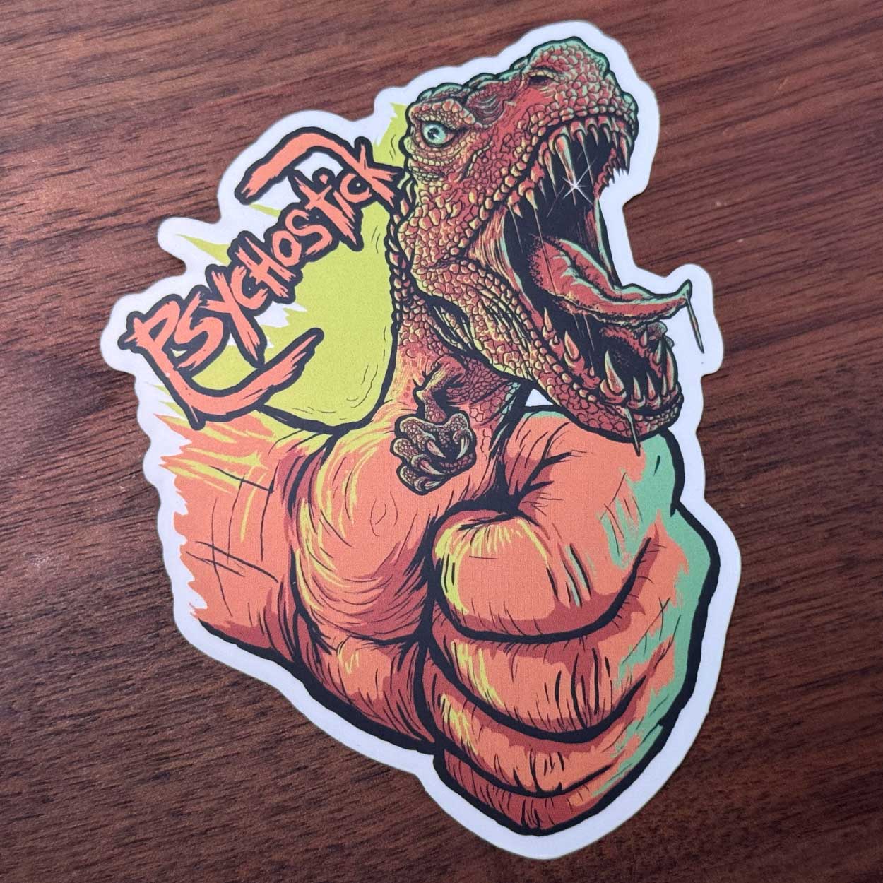 Dino Thumb Sticker