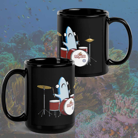 "Drum Shark" Mug