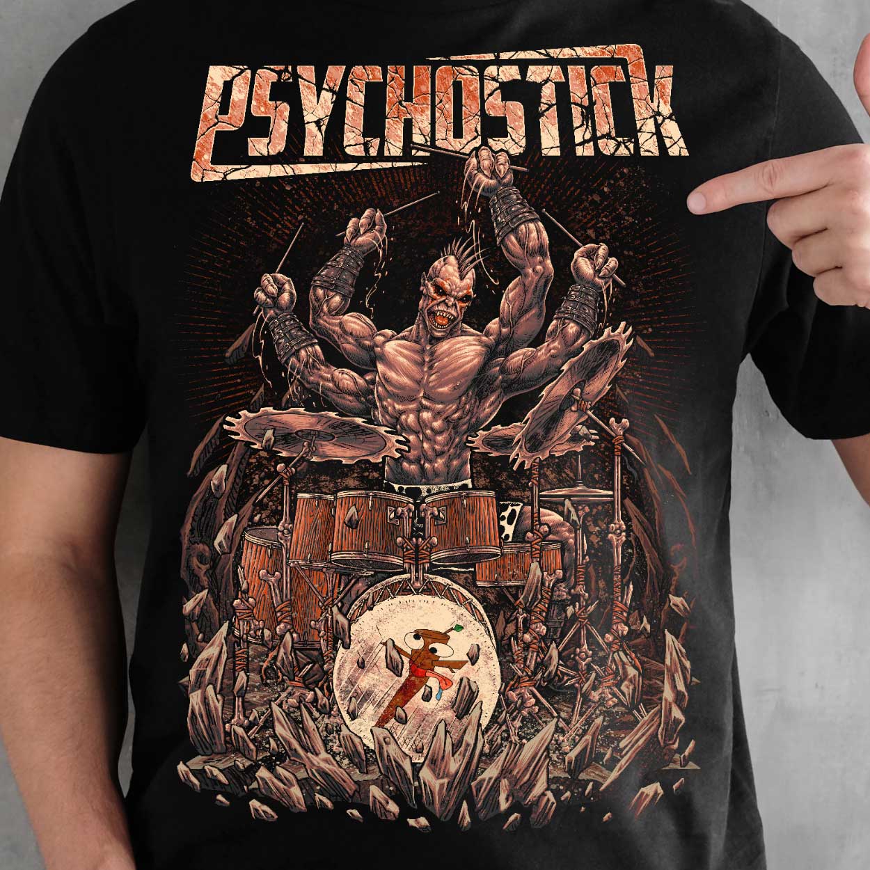 Goro Drummer Unisex Tee