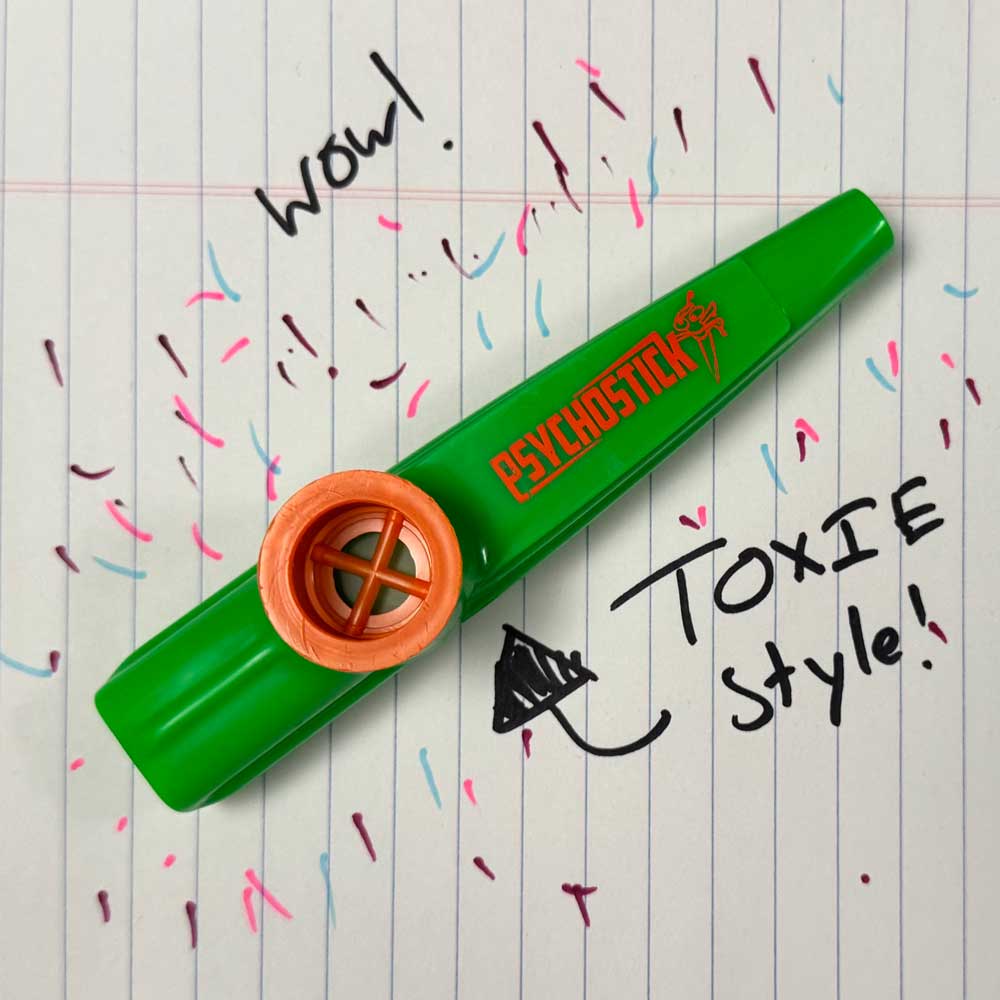 Green & Orange "Toxie" Kazoo