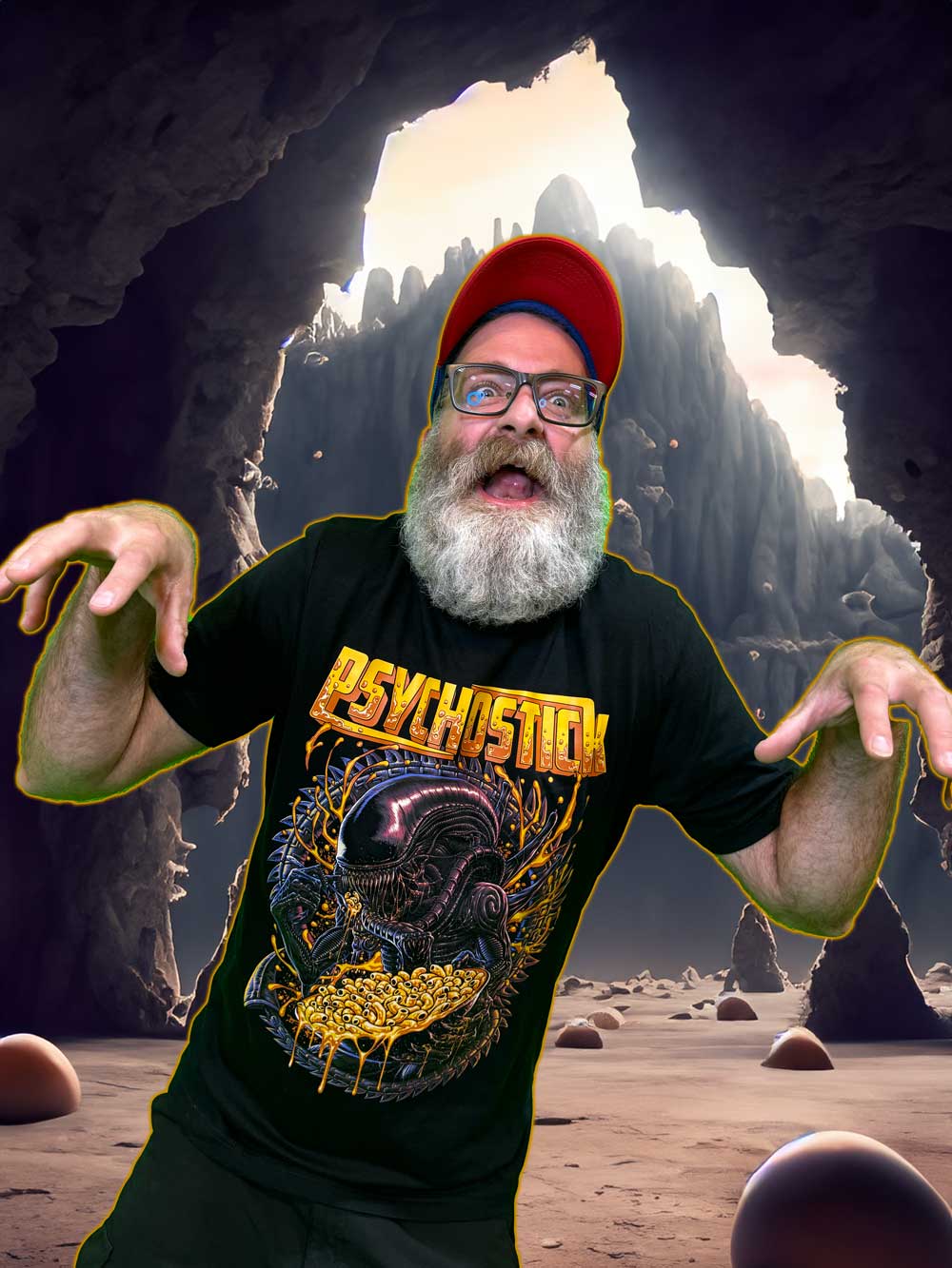 Alien & Mac Unisex Tee – Psychostick