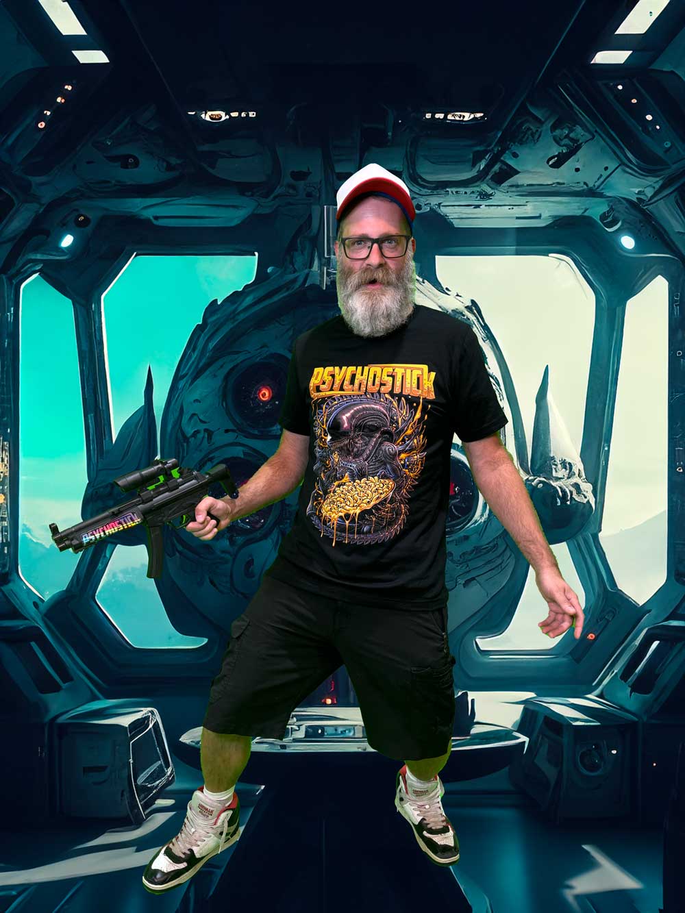 Alien & Mac Unisex Tee – Psychostick