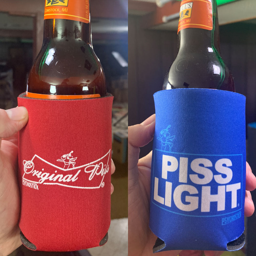 "Original Piss" and "Piss Light" Koozie bundle