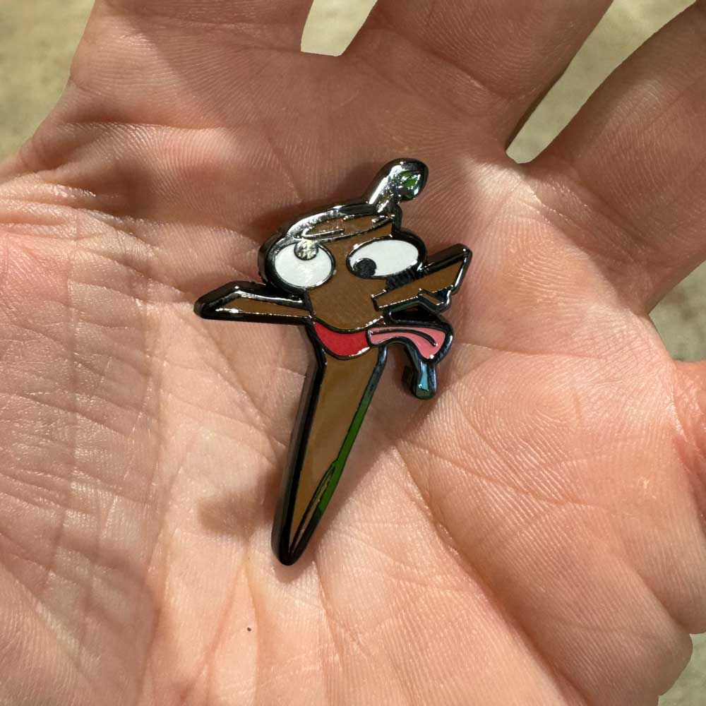 Psychostick "Stic" Mascot Enamel Pins