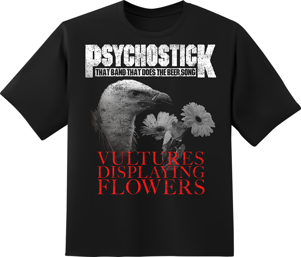 Vultures Displaying Flowers Tee